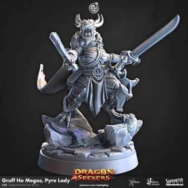 Cast n Play - Dragon Seekers - Gruff, Dame du Bûcher