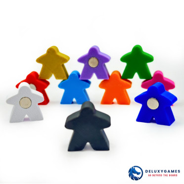 Magnetic Meeples - Ensemble de 10 Meeples aimantés