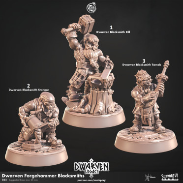 Cast n Play - Dwarven Legacy - Forgehammer Blacksmith