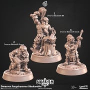 Cast n Play - Dwarven Legacy - Forgehammer Blacksmith