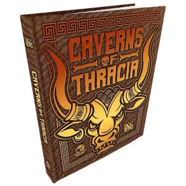 Dungeon Crawl Classics - Caverns of Thracia - Limited Edition Minotaur Hide Cover