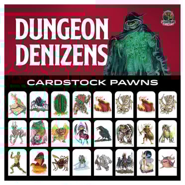 Dungeon Crawl Classics - Dungeon Denizens - Cardstock Pawns