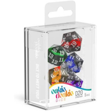 Oakie Doakie Dice - Set dés Spindown D20 Enclave