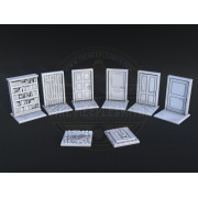 Lot de 8 Portes à charnières
