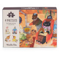 Puzzle - 4 Mini puzzles des repas - 4x12 pièces 0