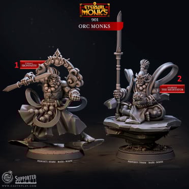 Cast n Play - Eternal Monks - Orc Monks