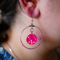 Dice Hoop Earrings 10