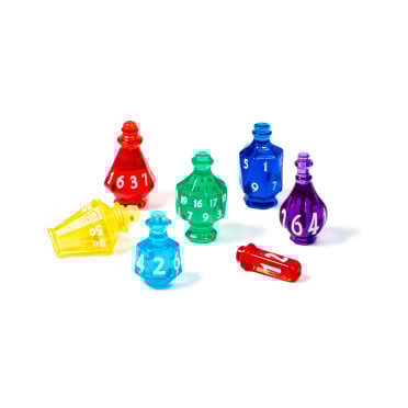 King of Potions - 7 Potion Shaped Dice