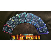 Twilight Imperium - Set of Metal Strategy Cards