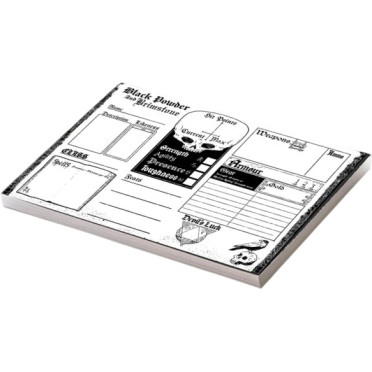 Black Powder And Brimstone - Character Sheets