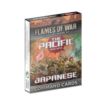 Flames of War - Pacific - Japanese Command Cards (Limited Edition)