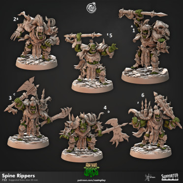 Cast n Play - Orcs Crane de Fer - Casseurs de Dos