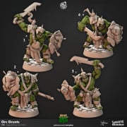 Cast n Play - Orcs Crane de Fer - Grunts Orcs