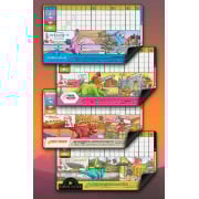 Cretaceous Rails: Neoprene Playmats set of 4