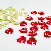 Finspan - Ensemble de poissons 3D réalistes Deluxe (60 pièces)