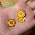Flamecraft Coin: 3D Printed Golden Token Set 1