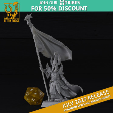 Titan Forges – Highbornes Elves – Standard Bearer