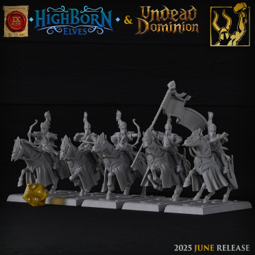 Titan Forges – Highbornes Elves – Light Cavalry with EMC