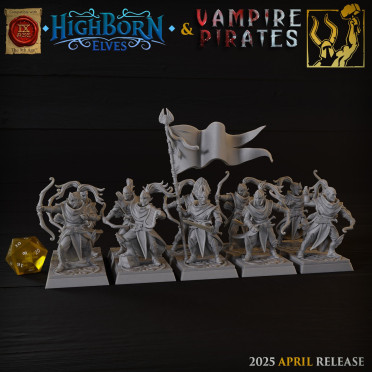 Titan Forges – Highbornes Elves – Archers with EMC