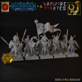 Titan Forges – Highbornes Elves – Warriors with Spears & Shield 1