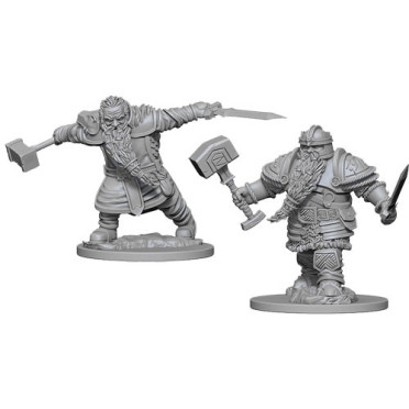 D&D Nolzur’s Marvelous Miniatures - Dwarf Male Fighter