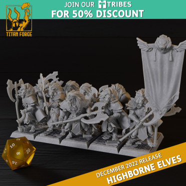 Titan Forges – Highbornes Elves – Lionhearts with EMC