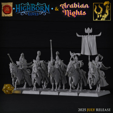Titan Forges – Highbornes Elves – Elite Cavalry with EMC