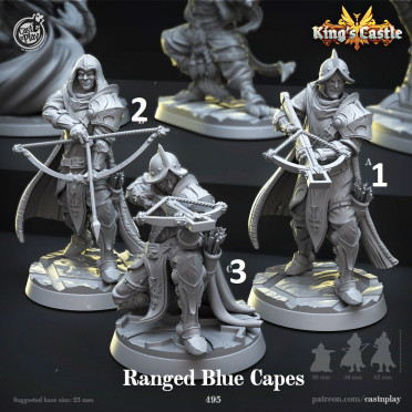 Cast n Play - King's Castle - Ranged Blue Capes