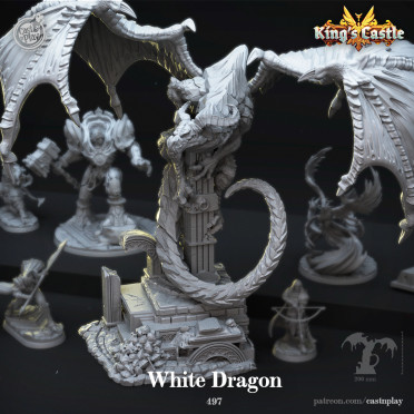 Cast n Play - King's Castle - White Dragon