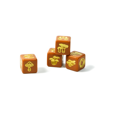 Set de 4 D6 - Champignons
