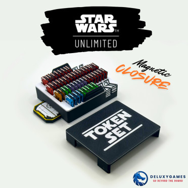 Star Wars: Unlimited – Deluxe Token Set with Magnetic Box (67 Tokens)