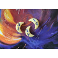 Set of 3 Moon Shaped D4 2
