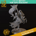 Titan Forge – Highbornes Elves – Standard Bearer On Horse 1