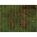 Battlemap Prairie 90x67,5cm avec quadrillage 0