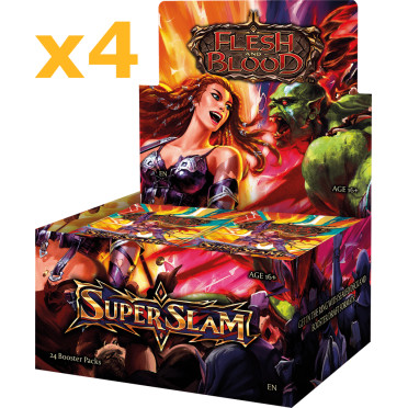 Flesh & Blood - Super Slam - Lot de 4 Display 24 Boosters