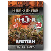 Flames of War - Pacific - British, Australian & Indian Unit Cards