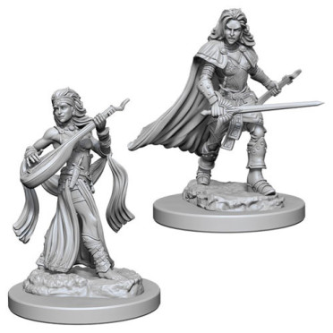 Pathfinder Battles Deep Cuts Unpainted Miniatures: Human Female Bard