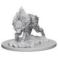 Pathfinder Battles Deep Cuts Unpainted Miniatures: Dire Wolf 1