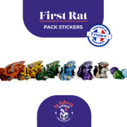 First Rat - Pack de Stickers