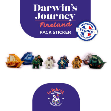 Darwin's Journey Fireland - Stickers Pack