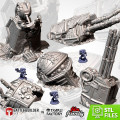 Txarli - Décors Science fiction - Epaves titan 3