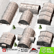 Txarli - Décors Science fiction - Caserne militaire