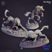 Cast n Play - Midnight's Curse - Dire Wolves