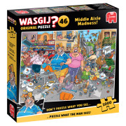 Puzzle Wasgij Original 46 - Frénésie d'achat dans l'allée centrale - 1000 pièces