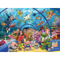 Puzzle Wasgij Original 43 - Ça sent le poisson ! - 1000 pièces 1
