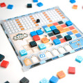 Set of 4 transparent 3D-printed overlays for Azul 1