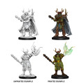 Pathfinder Battles Deep Cuts Unpainted Miniatures: Male Half-Orc Druid 1