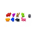 Mythical Creatures Meeple Set - Mixed Colors - 8pcs 1