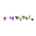 Warriors Meeple 8pcs Set - Mixed Colors 2