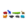 Savannah Animals Meeple 8pcs Set - Mixed Colors 1